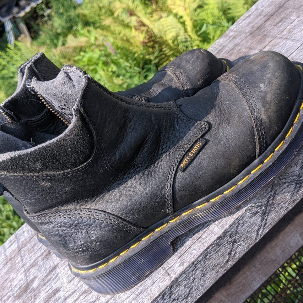 Dr Marten steel toe Chelsea boots size 37